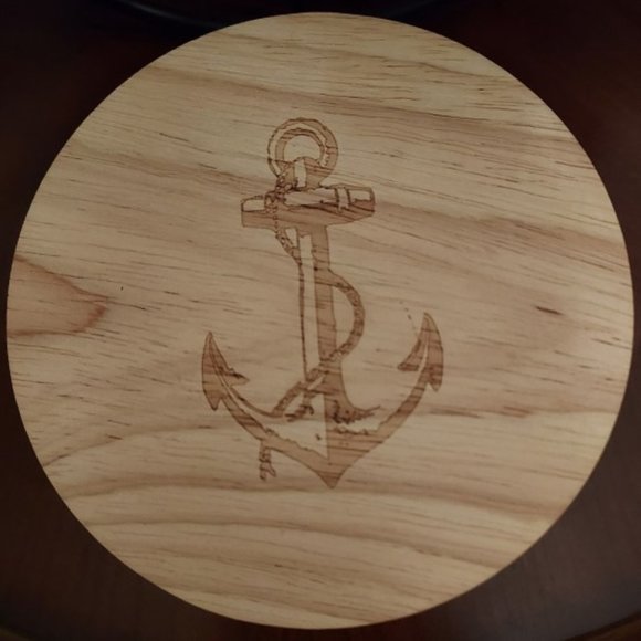 Sand & Fog Tropical Citrus 12 Oz. Candle Decorative Wood Top NWT - Picture 7 of 8